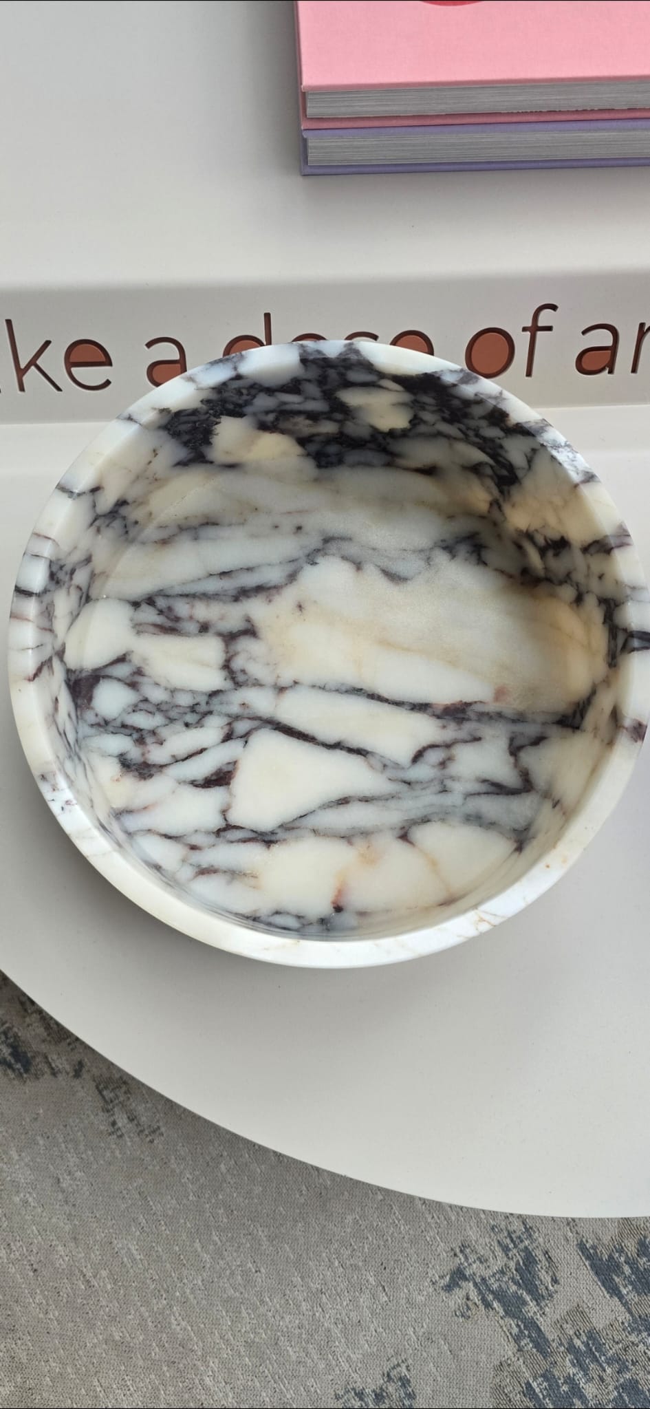 Obstschale Breccia Viola