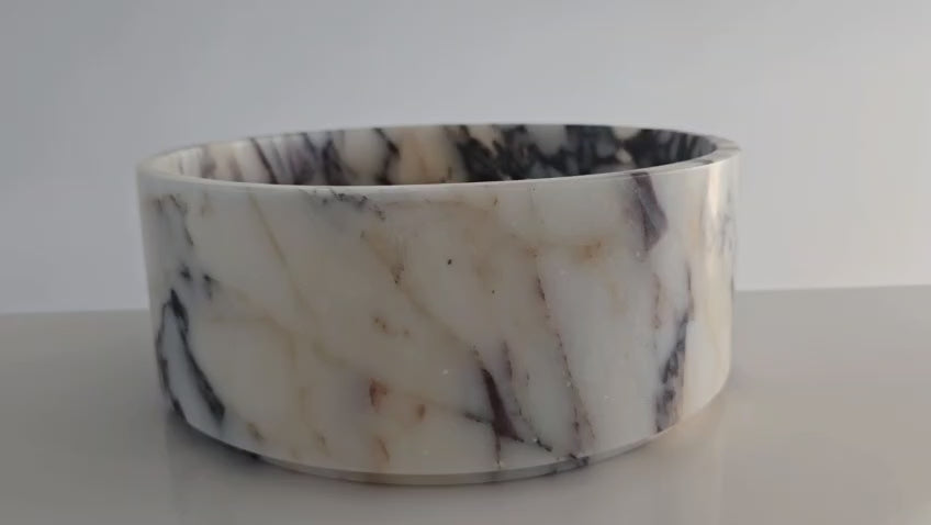 Video laden: Obstschale Breccia Viola